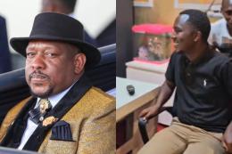 Photocollage of Mike Sonko and Kimani Mbugua.